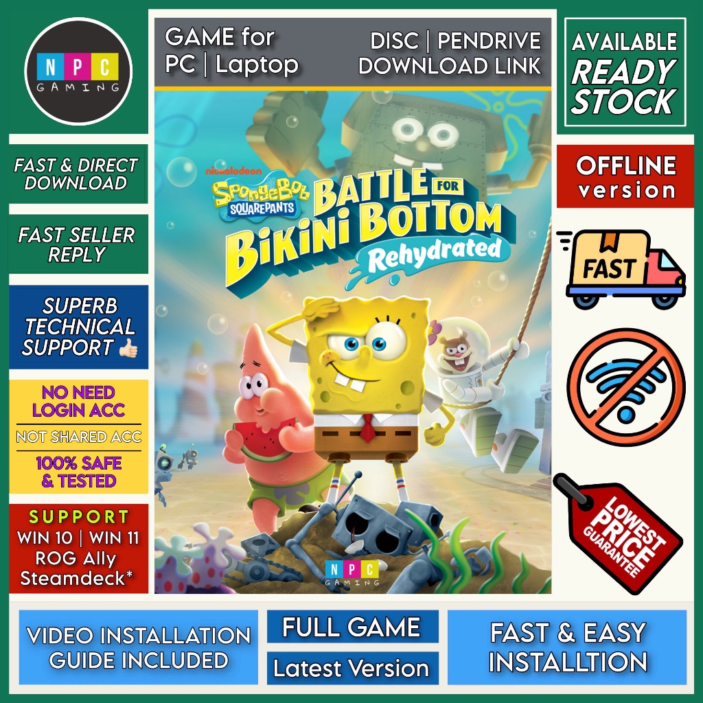 PCSpongeBob SquarePants Battle For Bikini Bottom Rehydrated