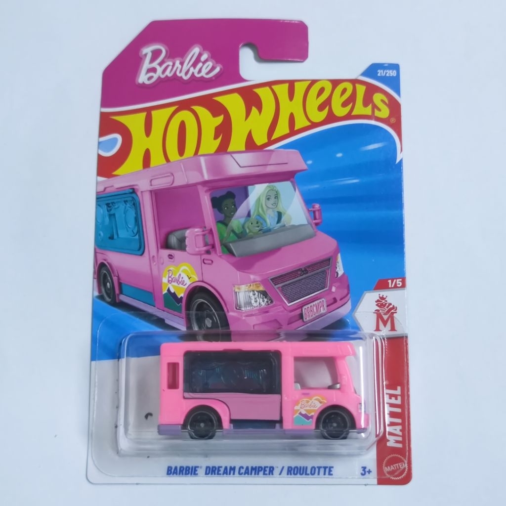 Hot Wheels Barbie Dream Camper Roulotte Shopee Malaysia