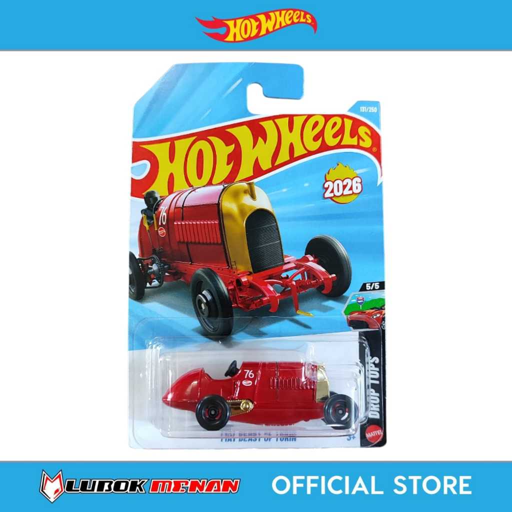 Hot Wheels Fiat Beast Of Turin Red 2026 Shopee Malaysia