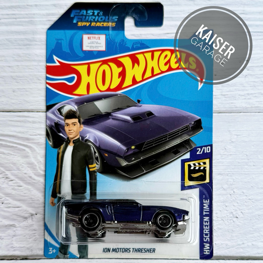 Hot Wheels Ion Motors Thresher Purple Shopee Malaysia