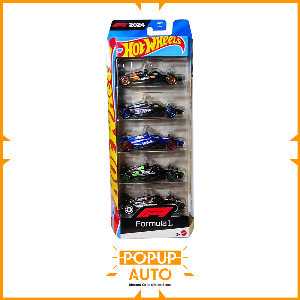 Hot Wheels 2025 Race Team 5 Pack Formula 1 JGF58 Shopee Malaysia