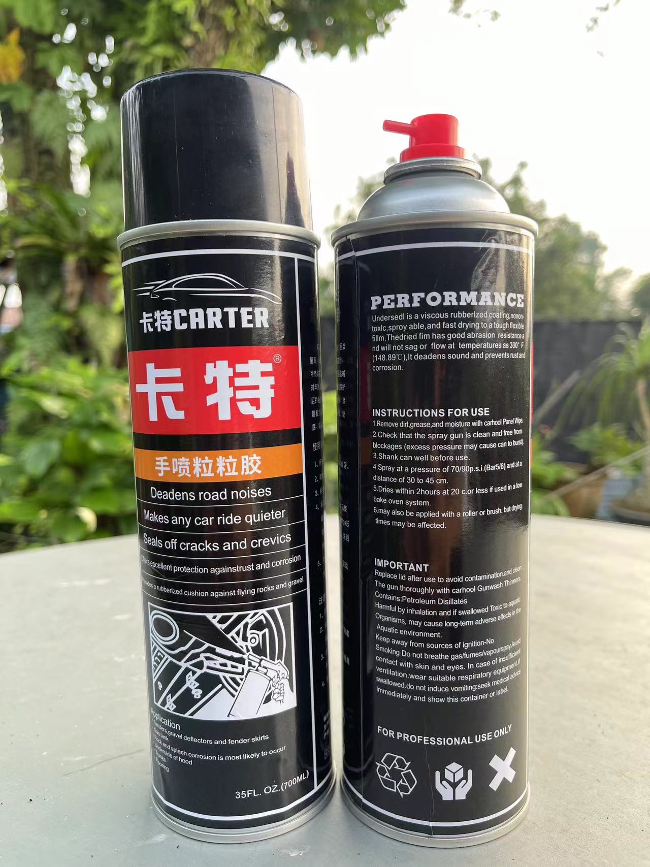 Carter Undercoating Spray Deargon Veslee Anti Rust Spray Rubberized