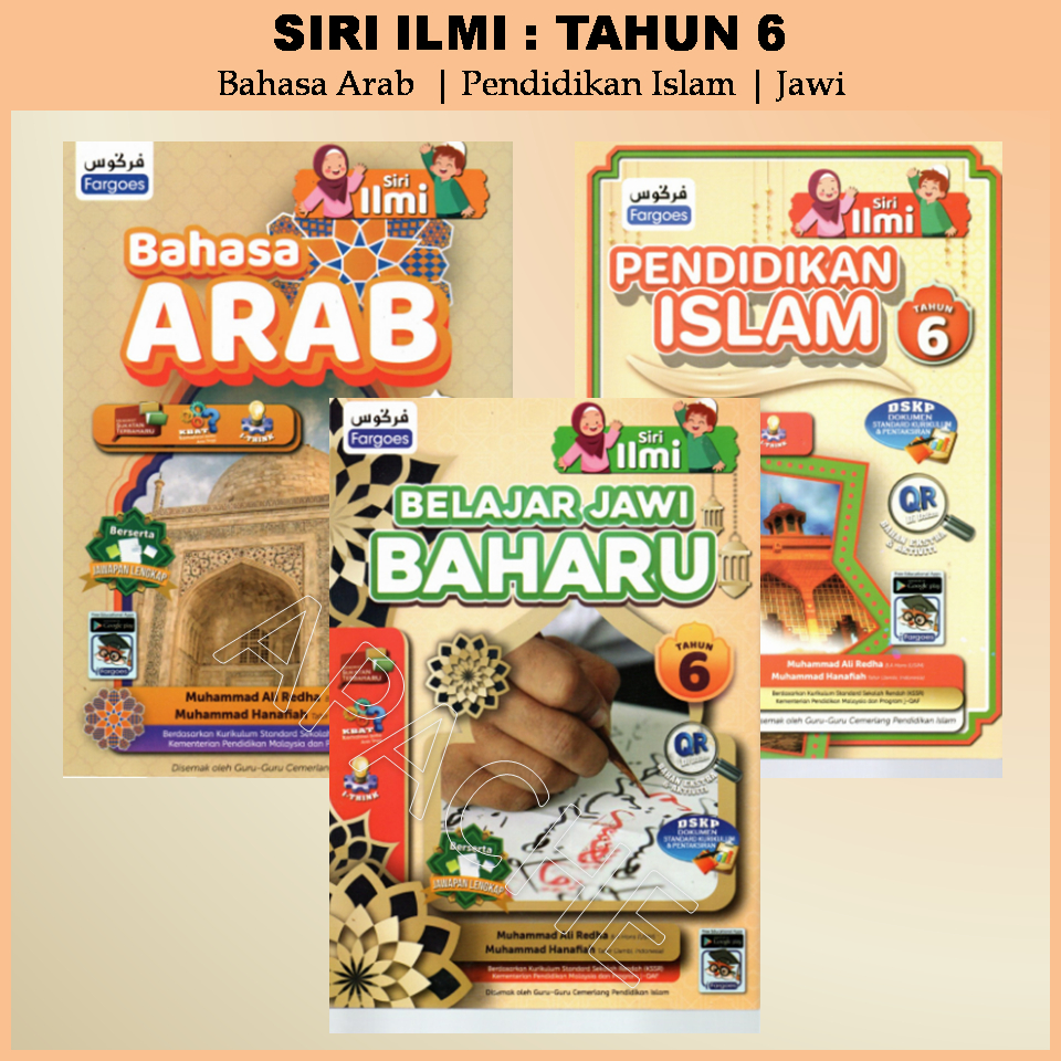 SIRI ILMI Buku Aktiviti Tahun 1 2 3 4 5 6 Bahasa Arab