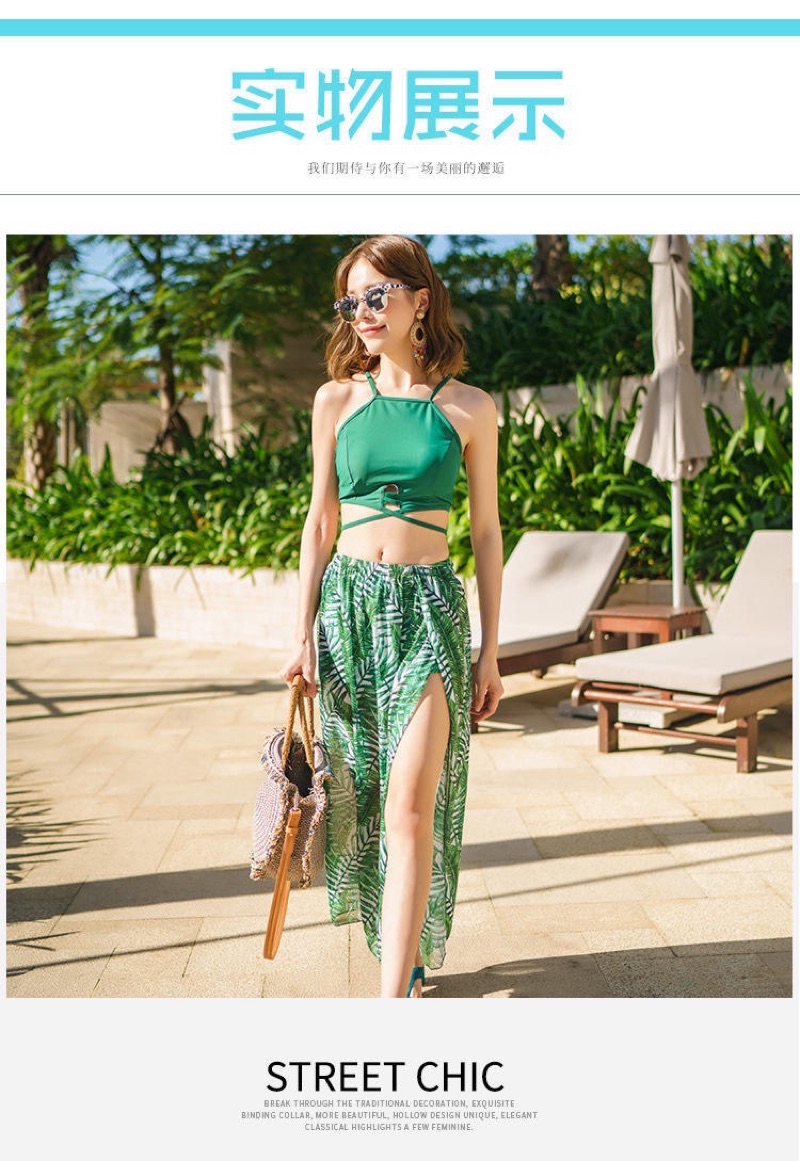 0879 Ready Stock Malaysia Bikini 3in1 Fast Delivery Swimsuit Shopee