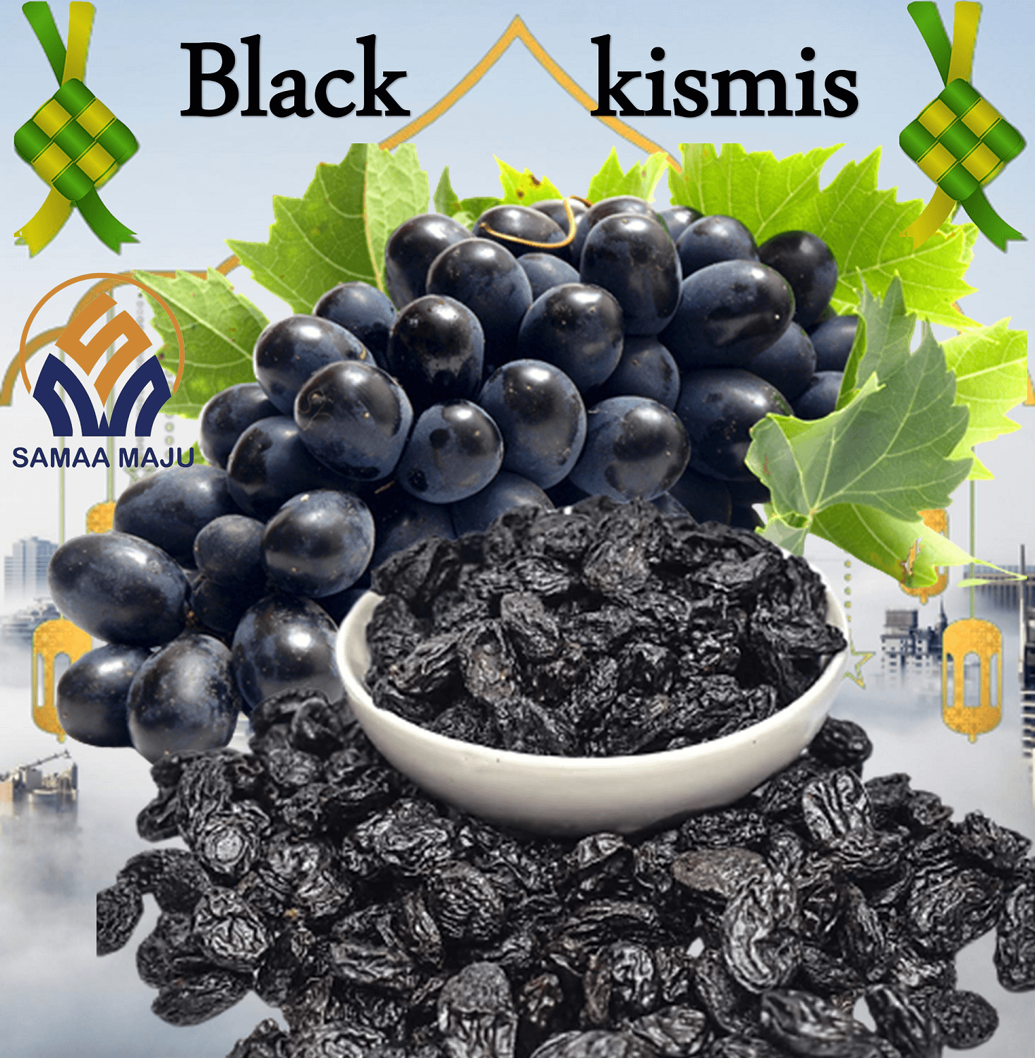 Mix Kismis Jumbo Black Kismis Golden Kismis Sultana Kismis Green