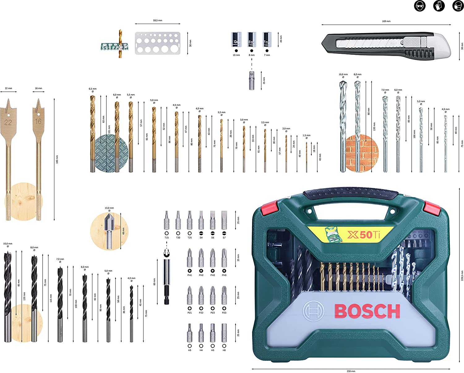 BOSCH GSR 120 LI 12V Cordless Drill Driver Bateri Gerudi Skru Battery