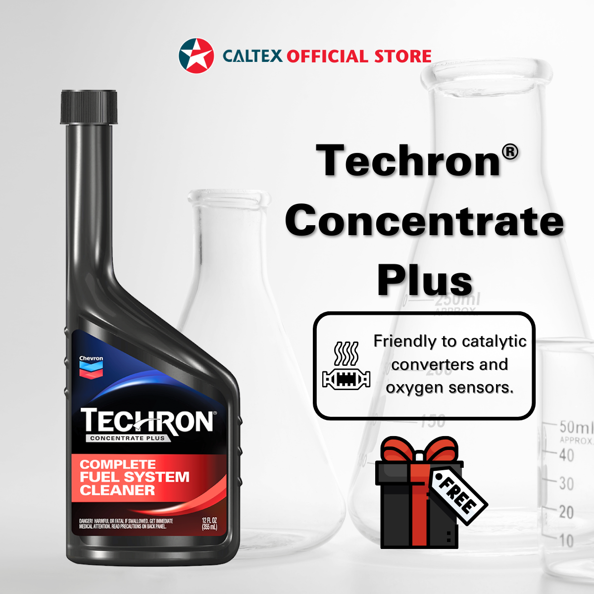 Caltex Techron Concentrate Plus Fuel System Cleaner 355ml 1 Bottle