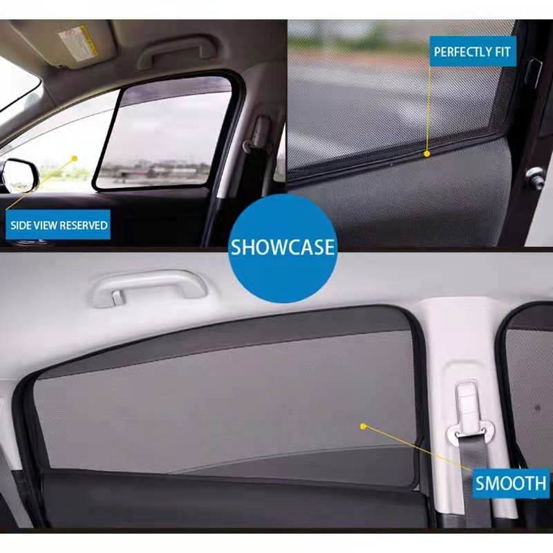 Toyota Vios 2023 2024 Strong Magnetic Sunshade 4 Pcs Shopee Malaysia