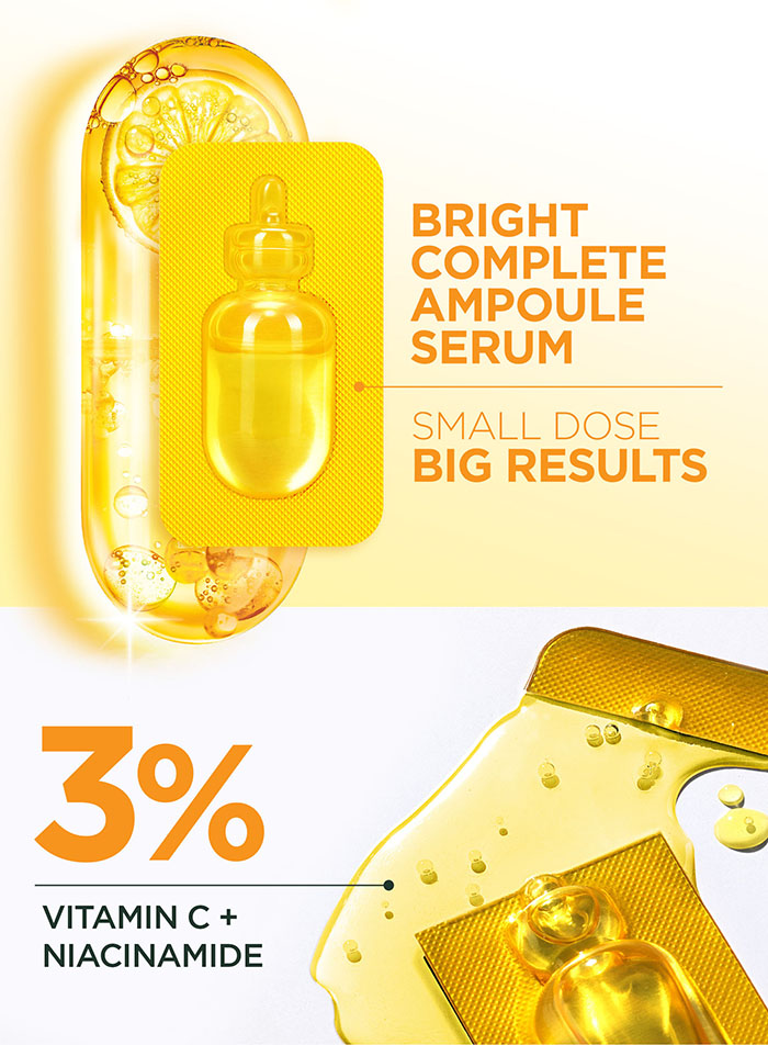 Garnier Bright Complete Ampoule Serum Units Vitamin C