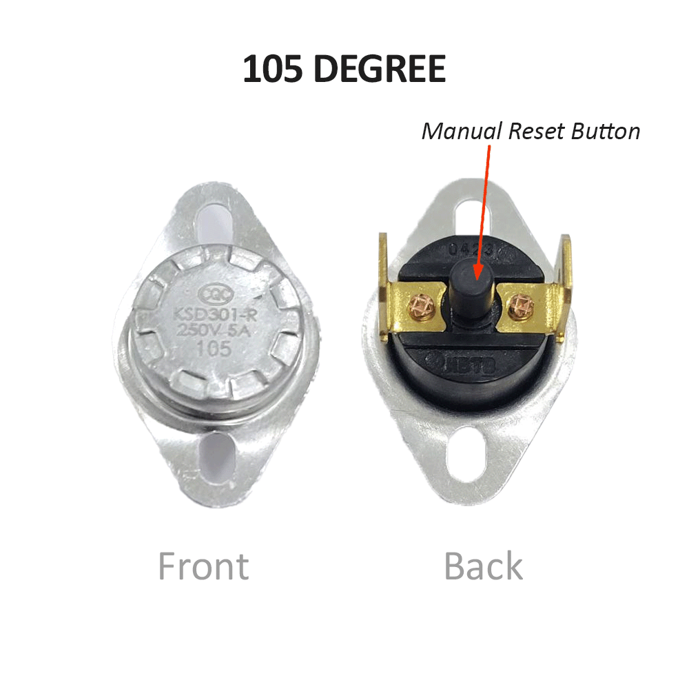 Replacement Midea Hot Tank Temperature Control Gold Plated Switch