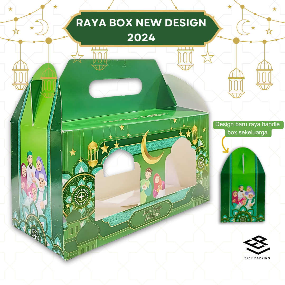 Raya New Design Hari Raya Card Raya Box Hari Raya Gift Box Handle