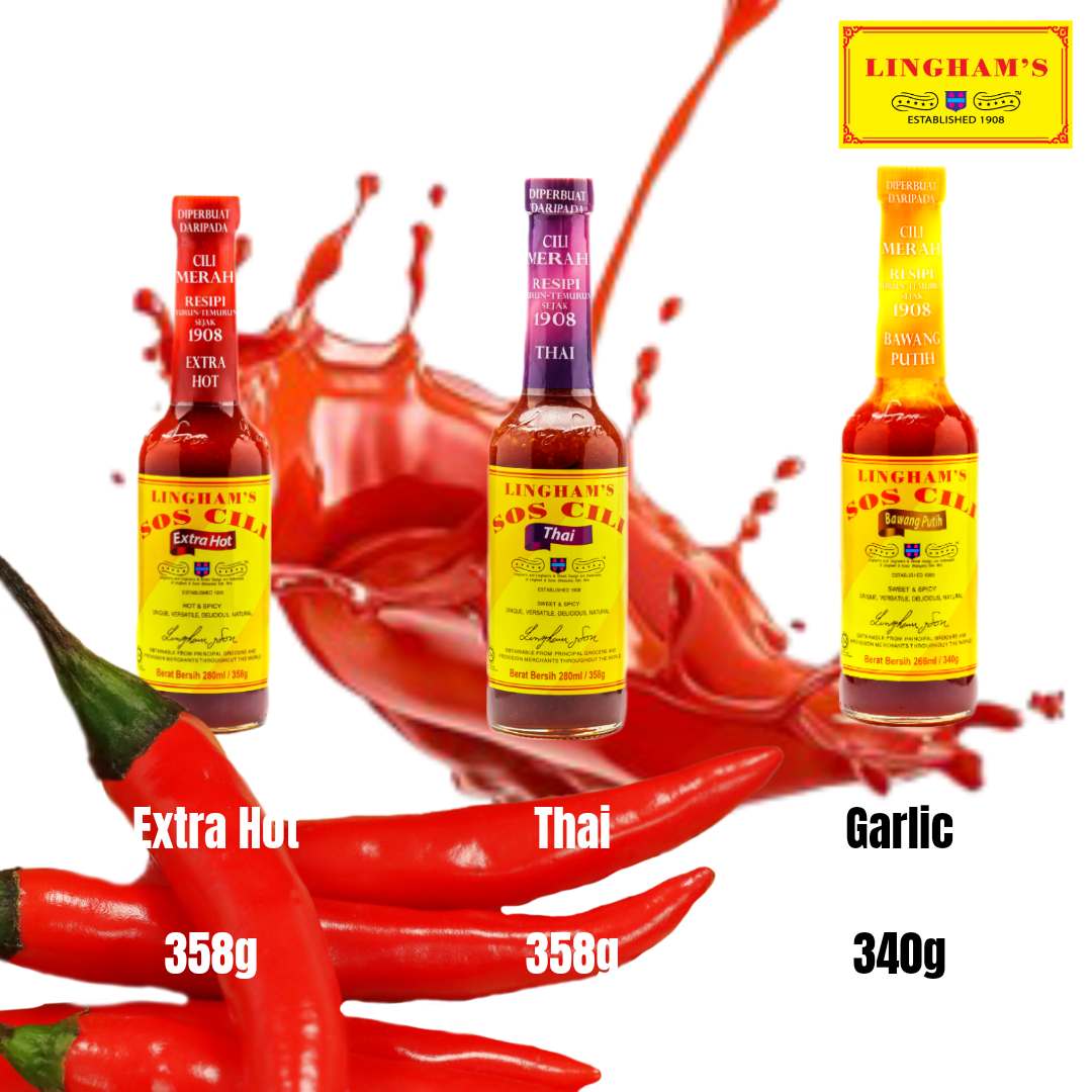 Sauce Sos Garlic Cili Chili Sriracha Thai Halal Spicy Extra Hot Ginger