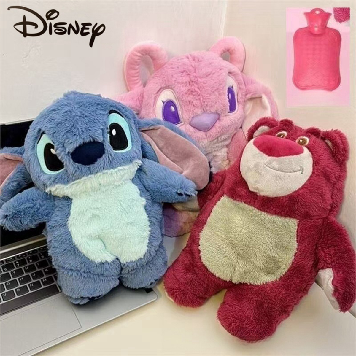 Stitch Angel Lotso Hand Warm Bottle Hot Water Bottles Portable Warm