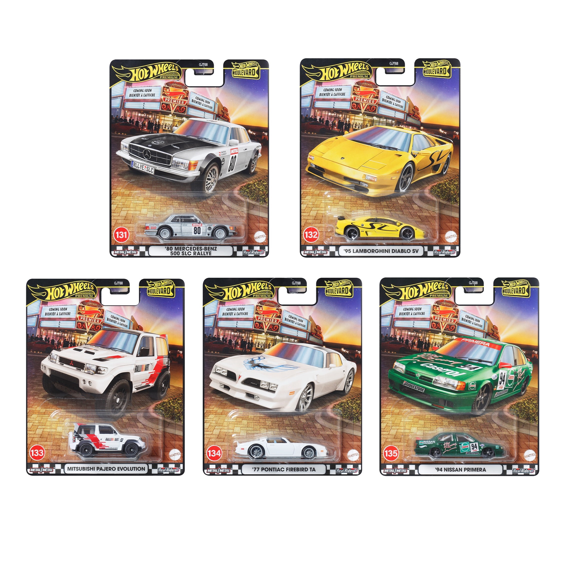 Mattel Hot Wheels Premium Collector Set Boulevard Gjt