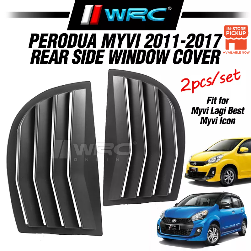 Perodua Myvi Lagi Best Icon Rear Side Window Protector