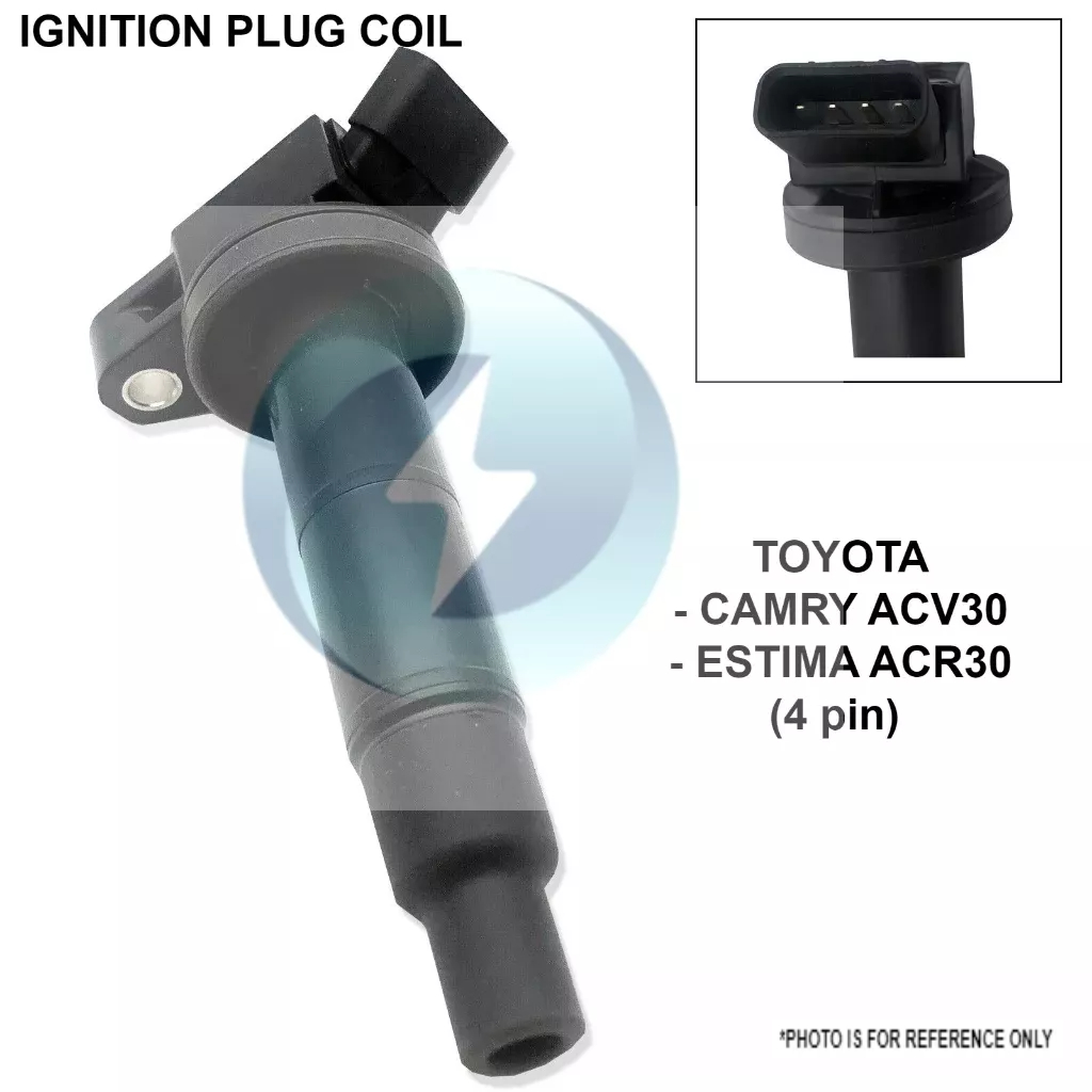 NEW IGNITION PLUG COIL TOYOTA CAMRY ACV30 ESTIMA ACR30 1A2 2A 4 PIN