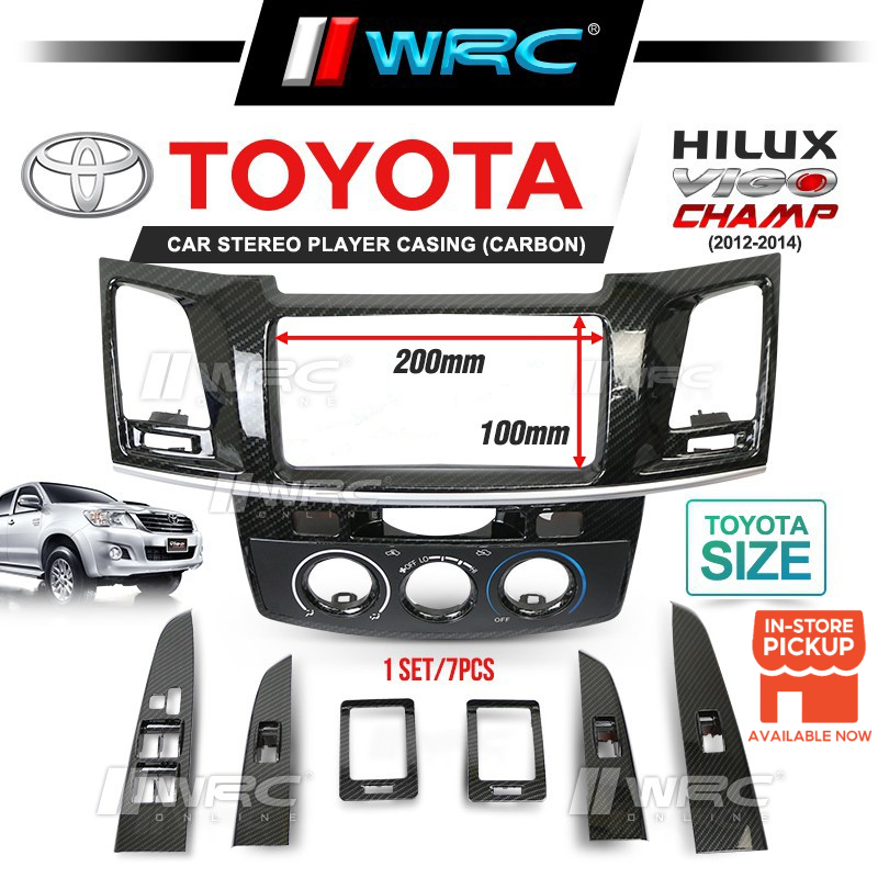 Toyota Hilux Vigo Champ 2013 Car Stereo Dashboard Panel Kit Player