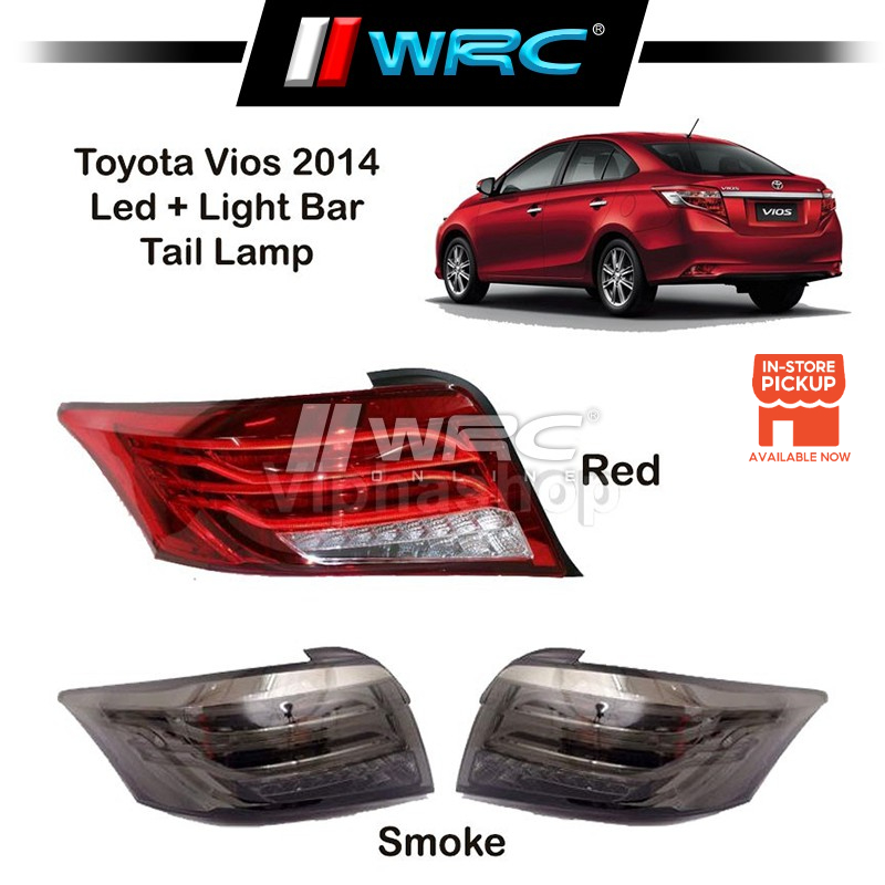 Toyota Vios 2014 Led Light Bar Tail Lamp Shopee Malaysia