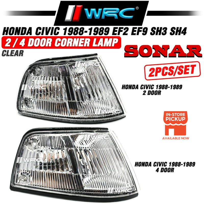 Sonar Honda Civic 1988 1989 EF2 EF9 SH3 SH4 2 4 Door Corner Lamp