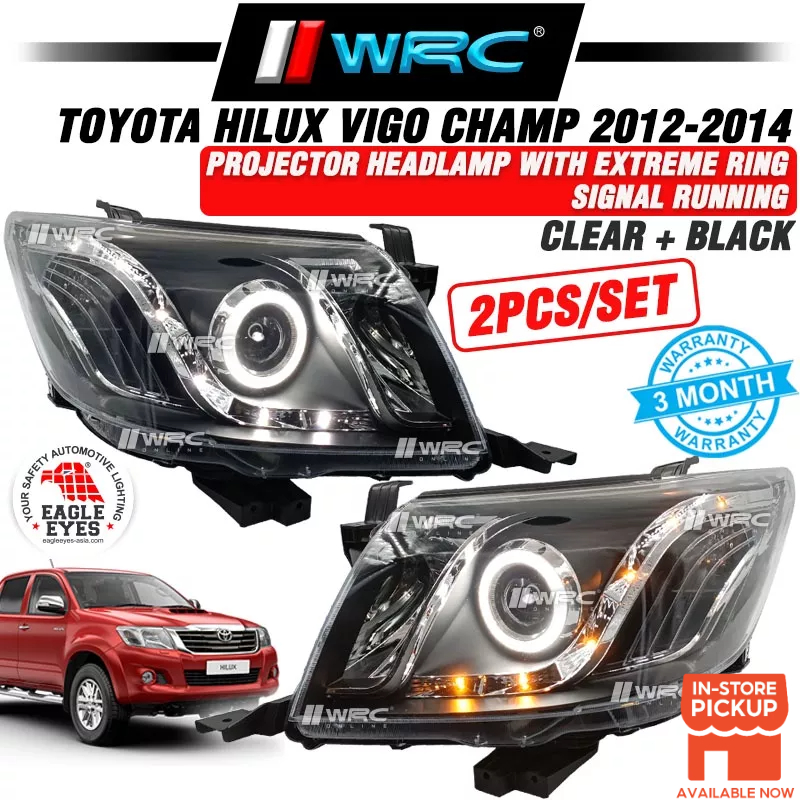 Eagle Eyes Toyota Hilux Vigo Champ 2012 2014 Projector Headlamp With