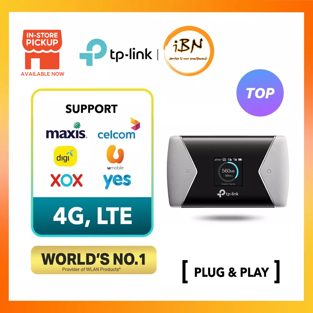 TP Link M7650 600Mbps LTE Advanced Mobile WiFi Wireless Router IBN