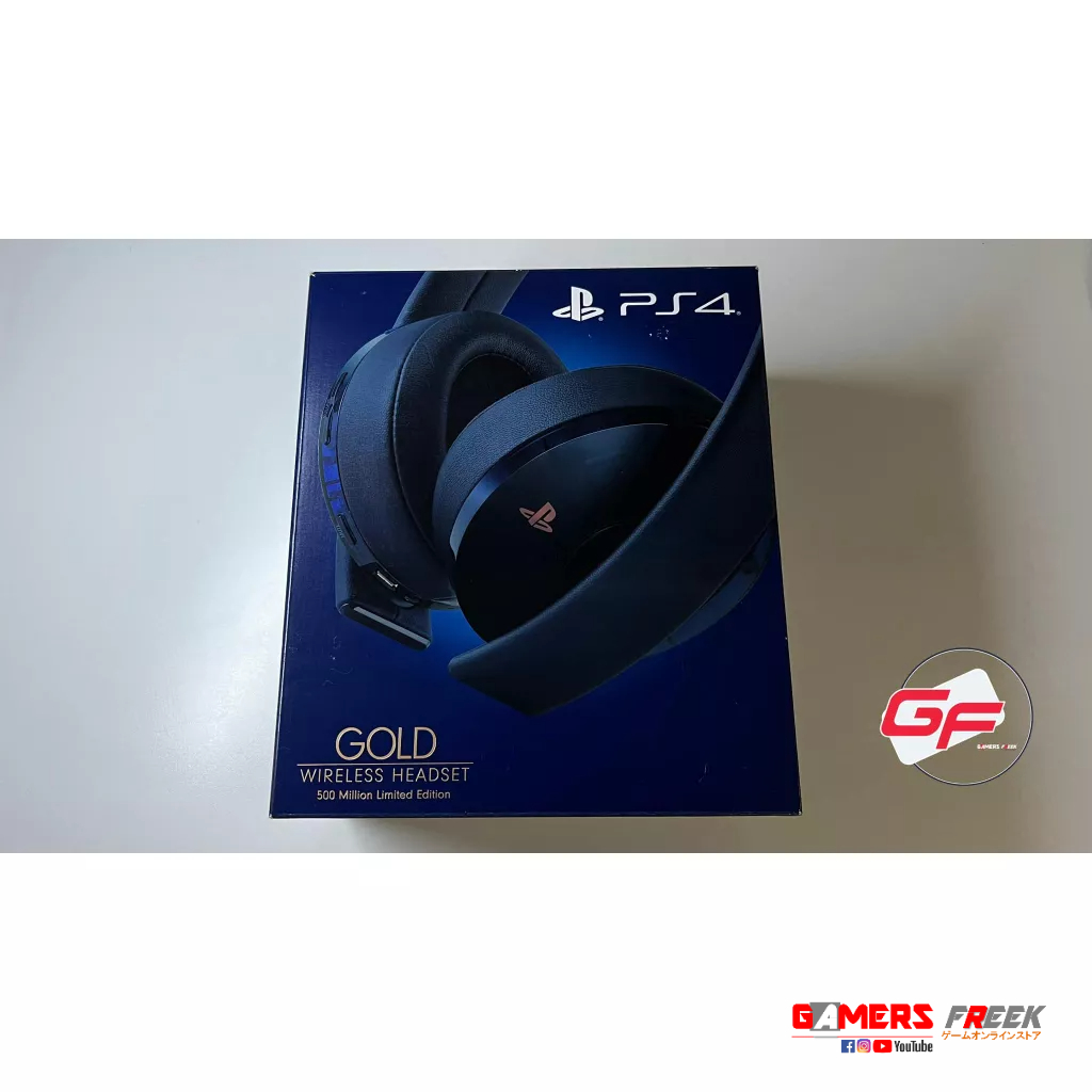 Sony Ps Gold Wireless Headset Million Limited Edition Shopee