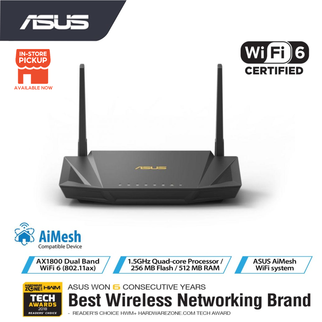 Asus Rt Ax U Rt Ax Dual Band Wifi Ax Router Supporting Mu