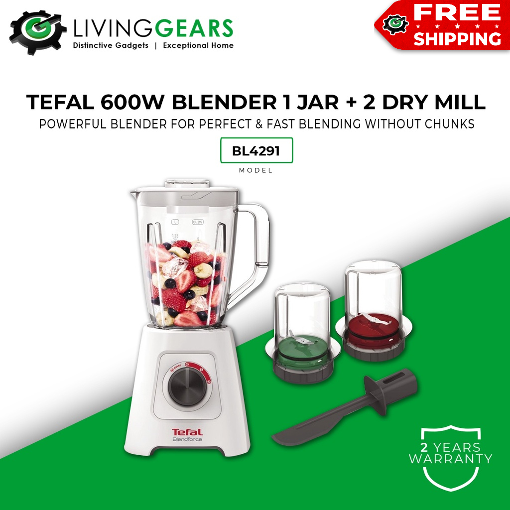 Tefal Blendforce Blender Chopper Red BL3075 Tefal Blender