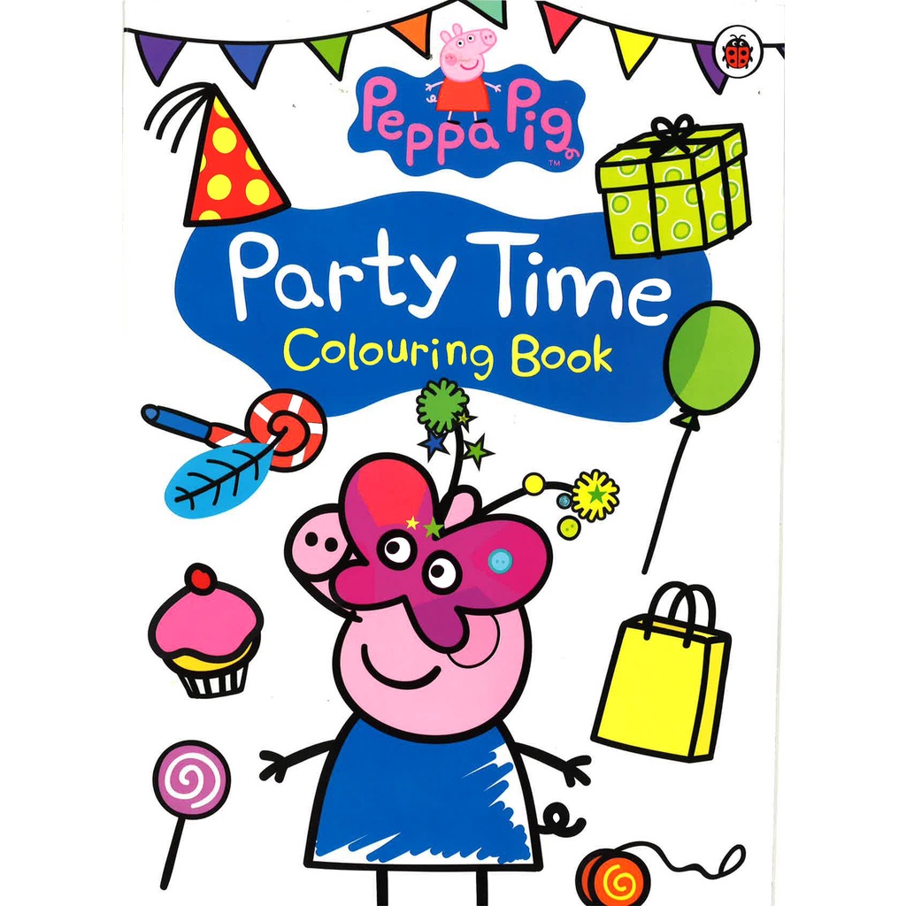 Bbw Peppa Pig Party Time Colouring Book Isbn