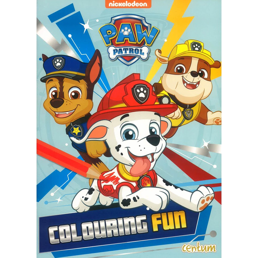 Bbw Paw Patrol Colouring Fun Isbn Shopee Malaysia