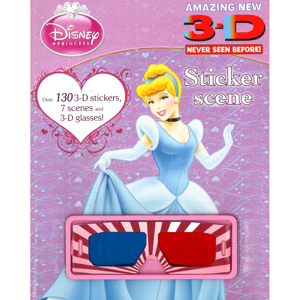 BBW DISNEY PRINCESS D STICKER SCENE ISBN Shopee