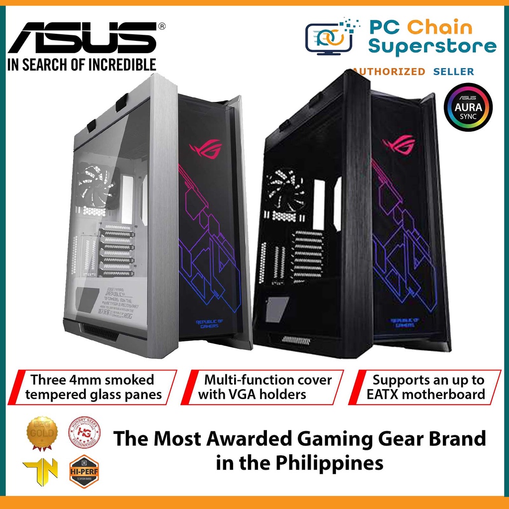 Asus Rog Strix Helios Gx Rgb Atx Eatx Mid Tower Gaming Casing