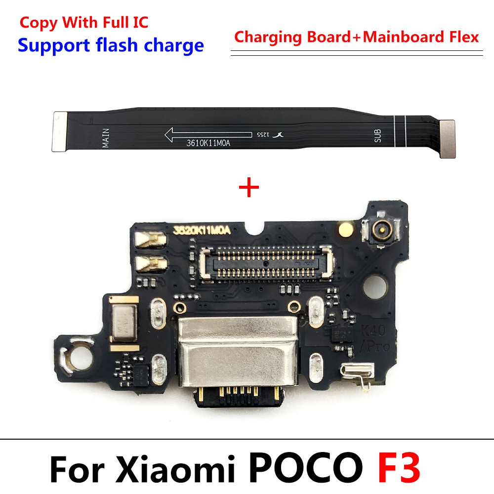 New USB Charger Charging Port Connector Board Flex Cable With IC For