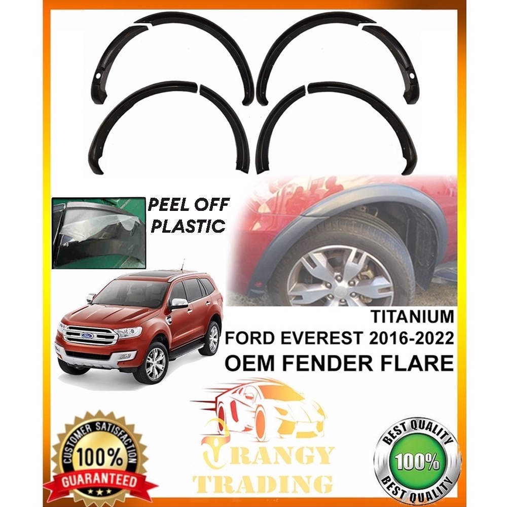 Ford Everest To Titanium Oem Fender Flare Slim Type