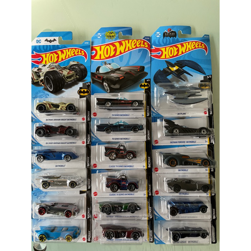 Hot Wheels Batmobile Justice League Arkham Knight Asylum Batplane