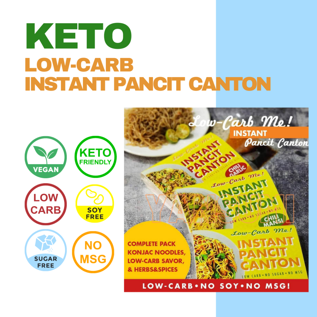 Perfect Match Low Carb Me Instant Pancit Canton Low Carb No Soy