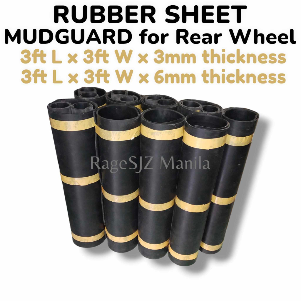 RUBBER SHEET MUDGUARD For TRUCKS Front Rear Wheel RUBBER FLOOR