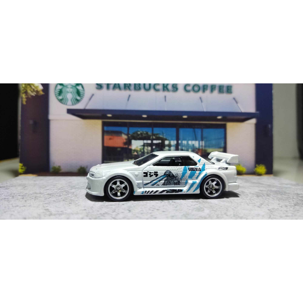 Hot Wheels Custom Nissan GT R R Godzilla Shopee Malaysia