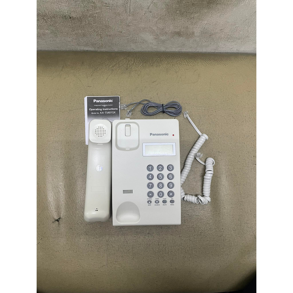 Panasonic Kx Ts Sx Telephone White Shopee Malaysia