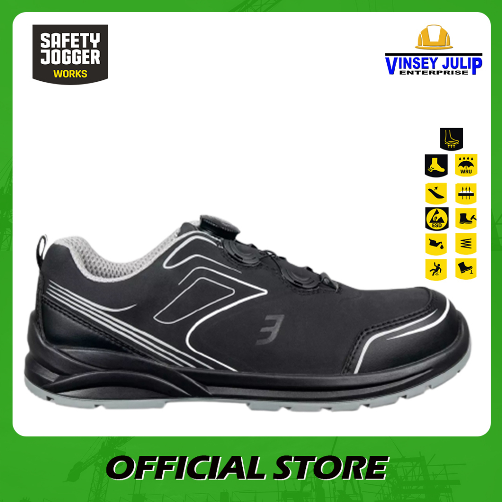 Safety Jogger Cador S Esd Tls S Src Low Cut Safety Shoes Shopee