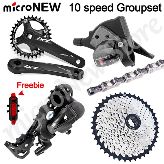 Micronew Shifter Speed Groupset Mtb Shifter Rear Derailleur Bike