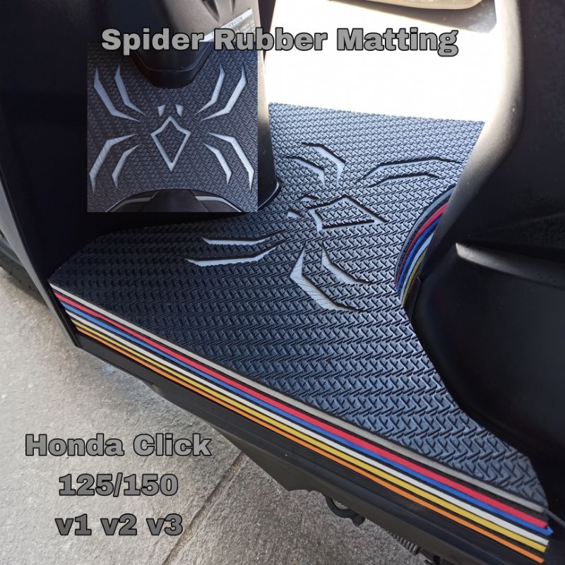 Spider Rubber Matting For Honda Click V And V Shopee Malaysia