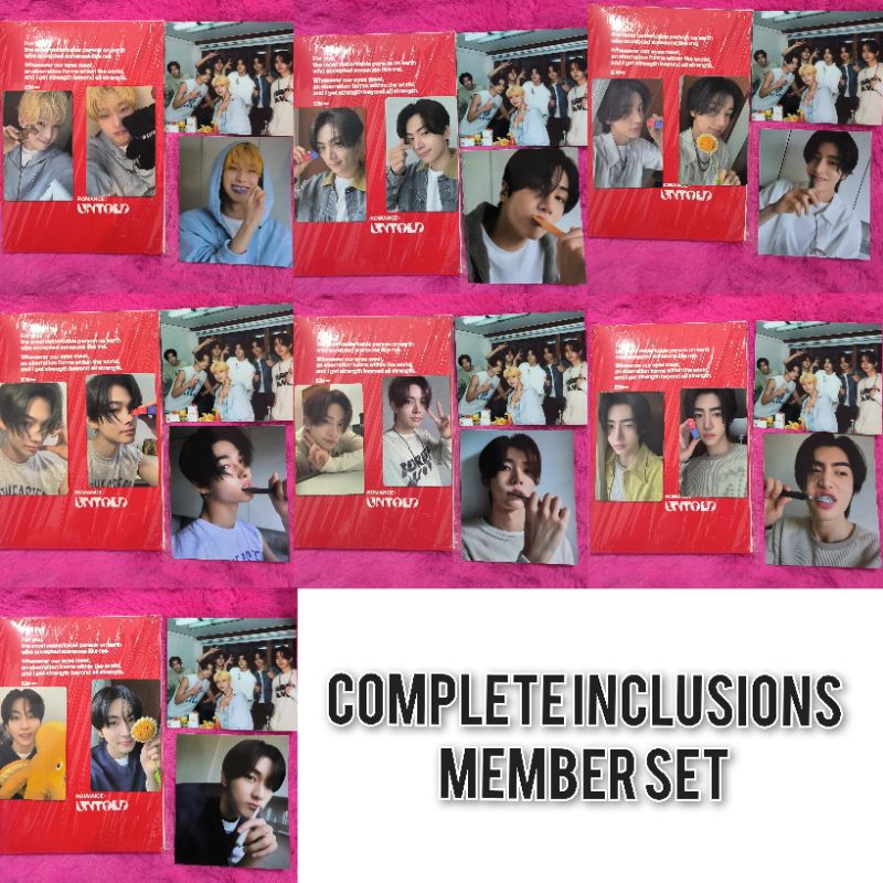 Member Set Enhypen Romance Untold Engene Version Official Unsealed