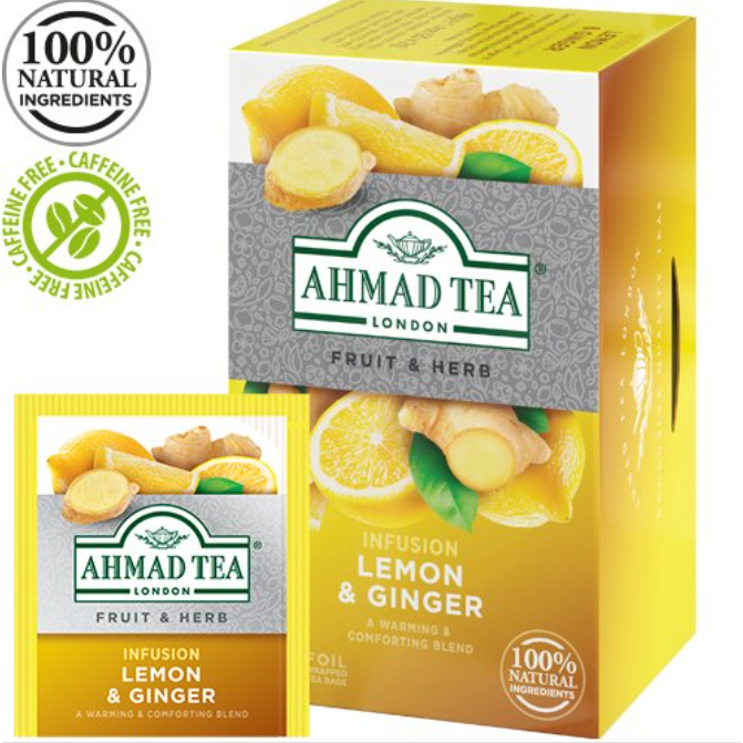 Ahmad Tea Lemon Ginger He Alu X G Shopee Malaysia