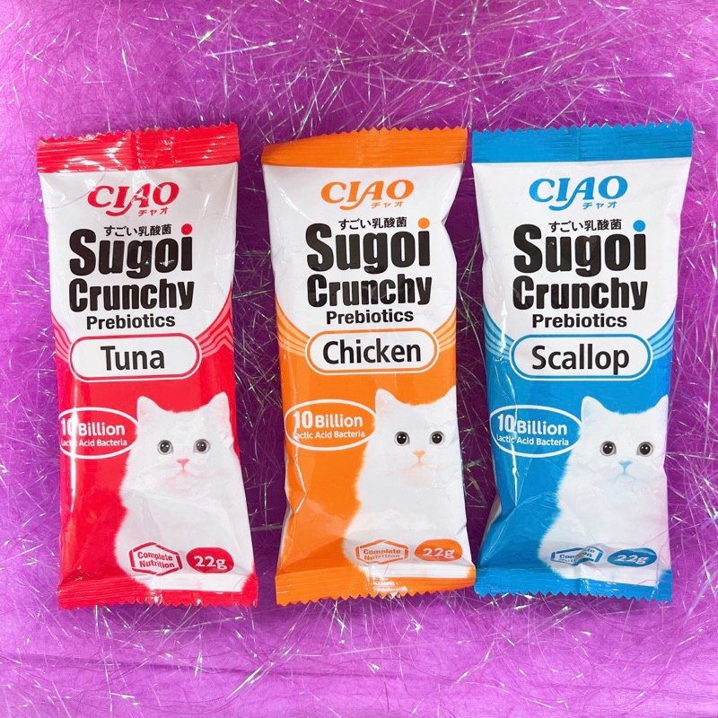 Inaba Ciao Sugoi Crunchy Prebiotics Cat Treats 22g Shopee Malaysia