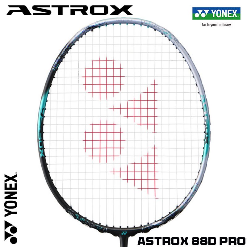 Yonex Astrox 88 D Pro 3rd Gen Silver Black 2024 Badminton Racket Full