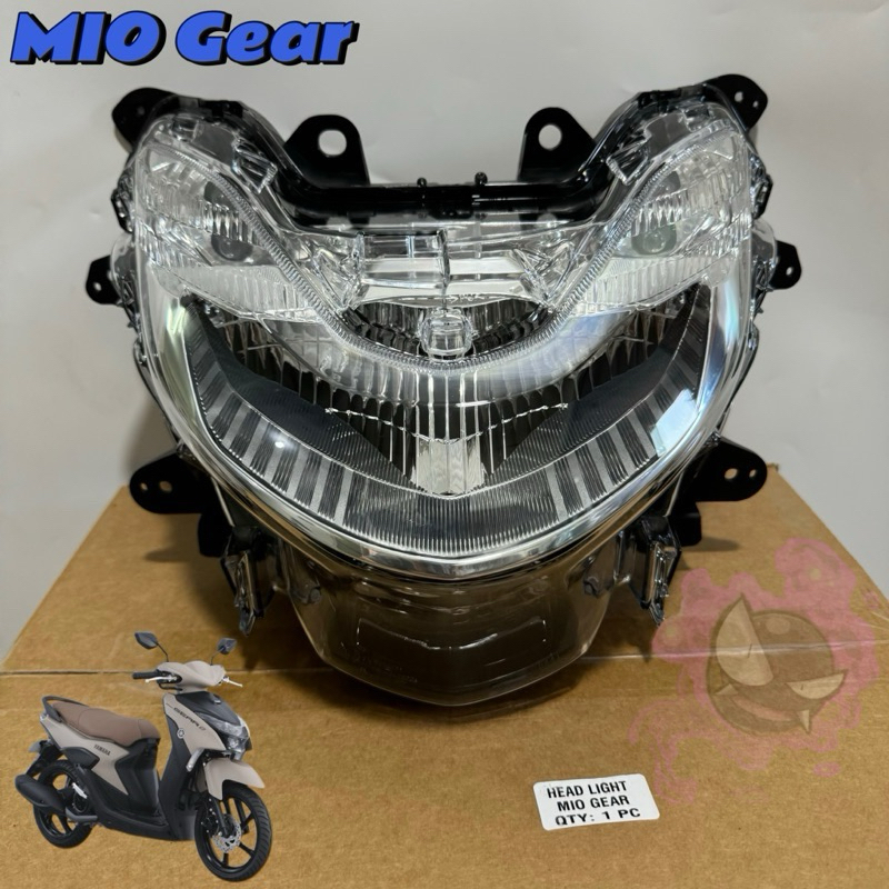 Yamaha Mio Gear Headlight Assembly Oem Plug And Play Mio Gear