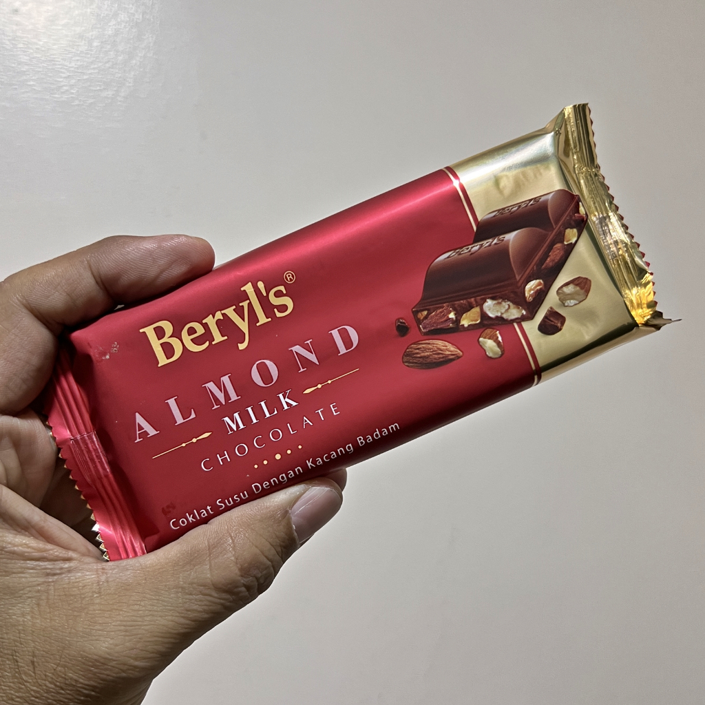 Beryl S Almond Milk Chocolate Bar 90g Shopee Malaysia