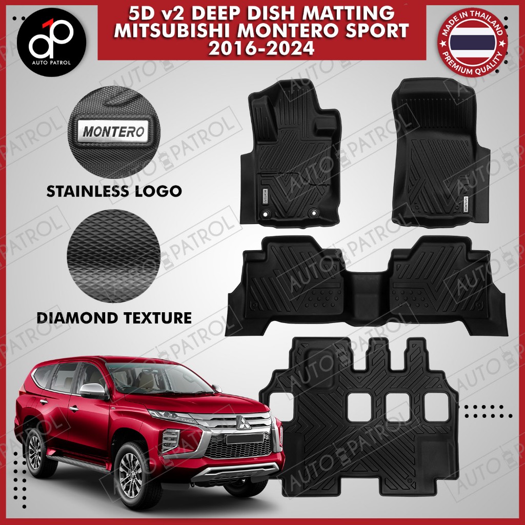 Mitsubishi Montero Sport D V Deep Dish Matting Shopee