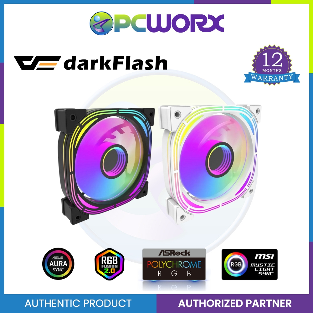 Darkflash INFINITY 24R A RGB REVERSE BLADE Cooling Fan 6 Pin 5V 120mm X